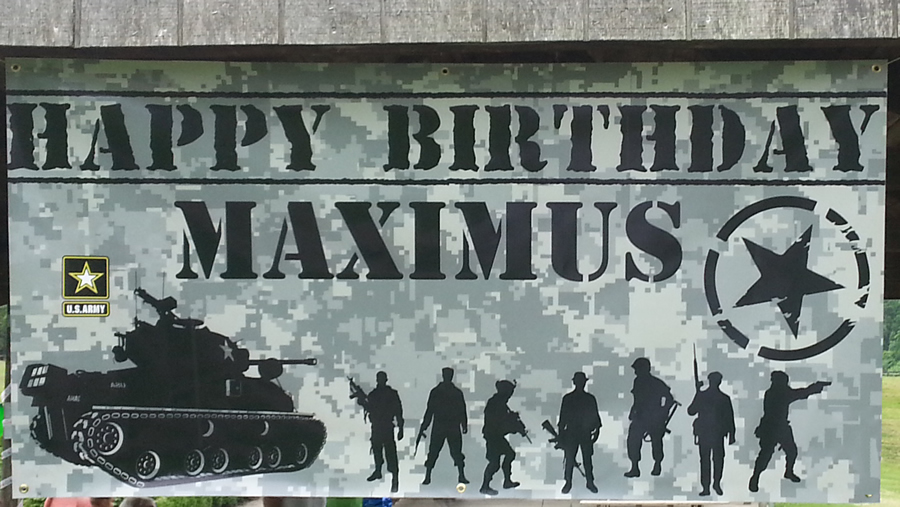 Banner printed by Max Graphix, Barboursville, WV